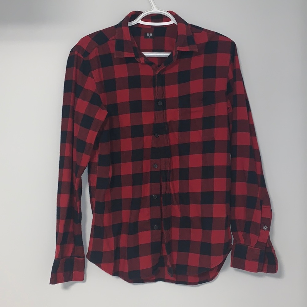 Uniqlo Flannel Red and Black